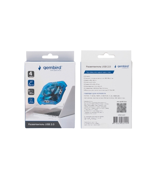 USB-концентратор Gembird UHB-C224, USB 2.0, USB 4-port, USB