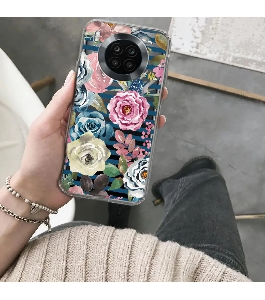 Чехол (клип-кейс) Gresso Air, для Honor 50 Lite, прозрачный/рисунок gr17aaae9355