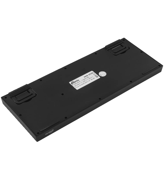 Клавиатура проводная Ritmix RKB-587BL синий-белый-оранжевый