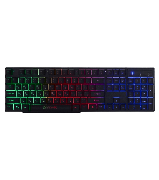 Клавиатура проводная Oklick 780G SLAYER, USB, черный