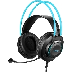Гарнитура A4Tech Fstyler FH200i серый-синий, проводная, 3.5 мм, фото 1