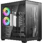 Корпус Ocypus Delta C74 ARGB Black, Midi-Tower, чёрный, 2 x 120 мм, фото 1