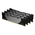 Оперативная память Kingston Fury Renegade, DDR4, 128GB (4x32GB), 3200MHz, CL16, DIMM, радиатор, черный, фото4