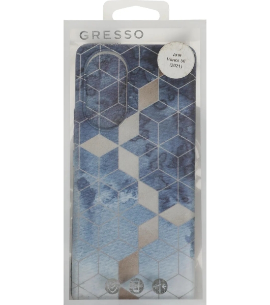 Чехол (клип-кейс) Gresso для Honor 50 Meridian синий (GR17AAAE8869)