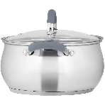 Кастрюля Lara LR02-482 BELL 20x11,5 см, 3,5 л, нержавеющая сталь 316L (хром/никель/молибден), с крышкой, фото5