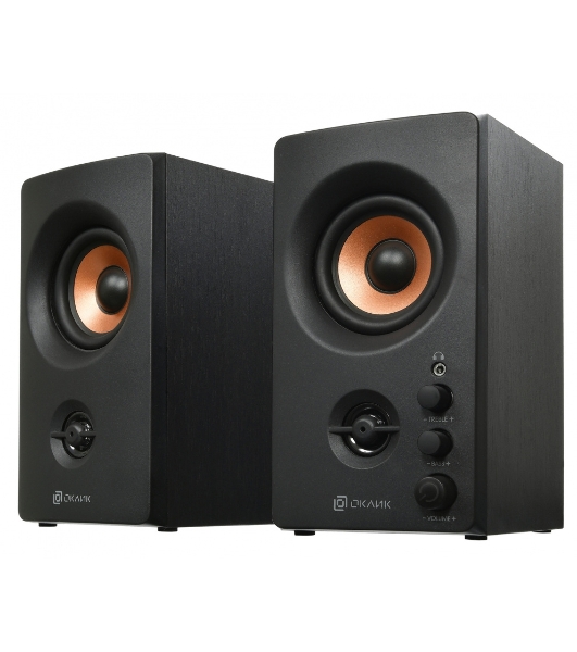 Акустическая система Oklick OK-164 2.0 черный 30Вт