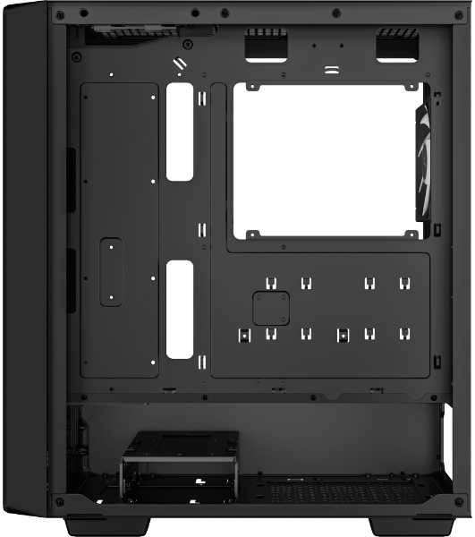 Компьютерный корпус MidiTower Deepcool CC560 A-RGB черный (ATX, без БП, ARGB, USB3.2 Type-A+USB 2.0 Type-A) (R-CC560-BKTAA4-G-2)