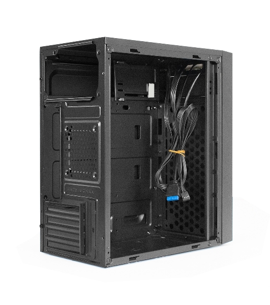 Компьютерный корпус Minitower ExeGate BAA-113-AAA400 (mATX, БП AAA400 с вент. 8см, 2*USB, аудио, черный)