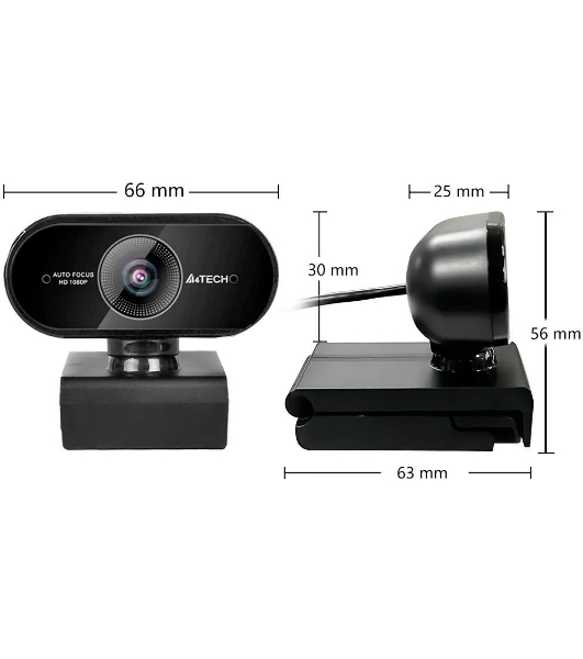 Веб-камера A4Tech PK-930HA 1920x1080, 30 кадр/с, USB Type-A, микрофон, автоматическая фокусировка, универсальное крепление