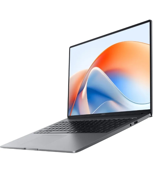 Ноутбук Honor MagicBook X16 Plus 2025 BornB-5651F Core 5 220H 16Gb SSD512Gb Intel Iris Xe graphics 16' IPS FHD+ (1920x1200) Windows 11 Home grey space WiFi BT Cam (5301ALVX)
