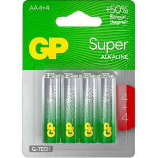 Батарея GP Super Alkaline G-Tech 15А AA (8шт)