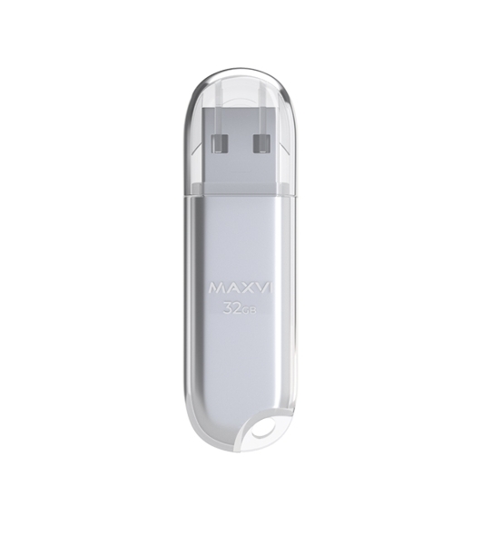 Флешка USB Maxvi P1 32GB silver (FD32GBUSB20C10P1)