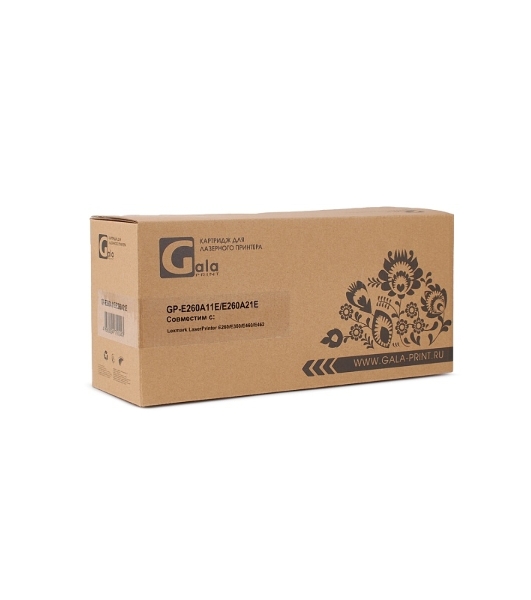 Картридж GalaPrint GP-E260A11E/E260A21E черный (3500 стр) для Lexmark E260/E260d/E260dn/E360/E360d/E360dn/E462/E462dtn/E460/E460dn/E460dw