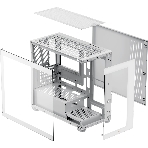 Компьютерный корпус Case Ocypus Gamma C52 WH mATX / win / white / no PSU / Tempered Glass, фото8