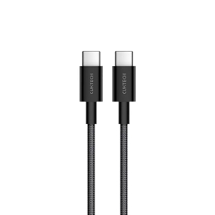 Кабель USB CukTech Type-C to Type-C braided cable（1.5m）3A 60W черный CTC315P