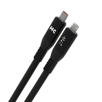 Дата-кабель MORE CHOICE (4620202554581) K83ia 2м USB 3.0A PD 27W для Lightning ng 8-pin -2 м, черный, фото 1