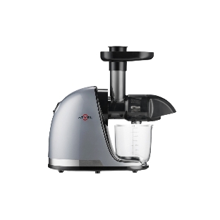 Соковыжималка Atvel PowerTwist J3 серый, шнековая горизонтальная, 150 Вт, 700 мл, электронное, реверс
