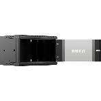 Шкаф коммутационный NTSS NTSS-W12U6045GS (NTSS-W12U6045GS-BL) настенный 12U 570x450 мм пер. дв. стекл 60 кг черный 350 мм 22.2 кг 220 град. 635 мм IP20 сталь, фото3
