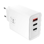 Сетевое зарядное устройство MORE CHOICE NC90 1USB+2Type-C 3.0A PD 45W, белый, фото5