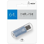 Флешка USB Smartbuy V-Cut Blue (SB64GbVC-B3), 64Gb, USB 3.0, R/W 75/30, голубой, фото2