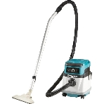 Строительный пылесос Makita DVC150LZ гибридное, белый, 320 Вт, уборка сухая/влажная, пылесборник мешок/контейнер, 15 л, фото 1