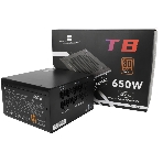 Блок питания Thermalright, 650W 80+ Bronze (ATX, 3.0, Full modular, 1x24(20+4)pin, 2xCPU 8(4+4)pin, 4xPCIe*2 8(6+2)pin, 3xSATA3, 3xMOLEX4pin, Active, 120x120мм, 150x140x86mm, APFC, черный), фото 1