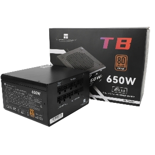 Блок питания Thermalright, 650W 80+ Bronze (ATX, 3.0, Full modular, 1x24(20+4)pin, 2xCPU 8(4+4)pin, 4xPCIe*2 8(6+2)pin, 3xSATA3, 3xMOLEX4pin, Active, 120x120мм, 150x140x86mm, APFC, черный)