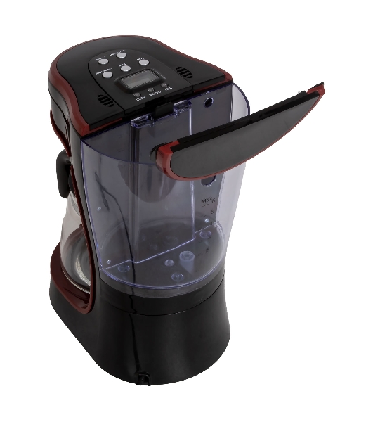 Кофеварка капельная SUPRA CMS-0655 черный/красный, исп. кофе - молотый, 720 мл, 750 Вт.
