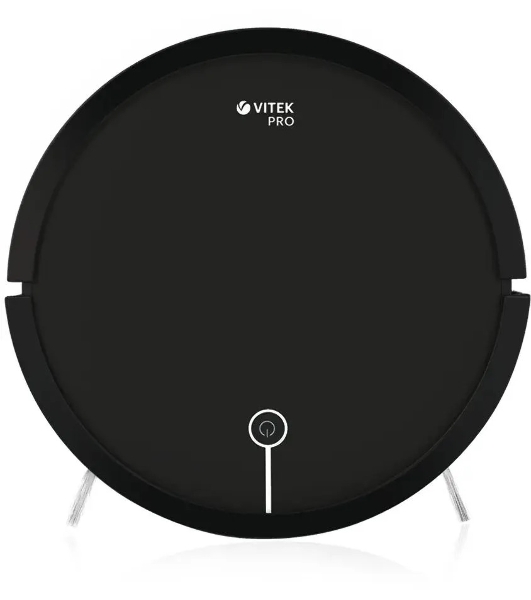 Робот-пылесос Vitek VT-1802 черный, 2200 мА·ч Li-Ion, уборка сухая, пылесборник контейнер 0.7 л
