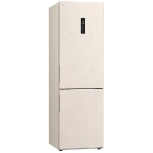 Холодильник LG GC-B459AEMW бежевый двухкамерный 234/110л морозилка снизу, No Frost