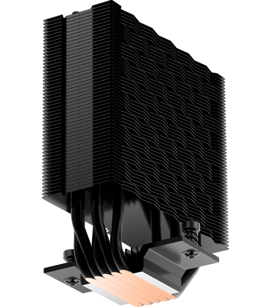 Устройство охлаждения(кулер) PcCooler RT500 BK Soc-AM5/AM4/1200/1700/1851 черный 4-pin 34.9dB Al+Cu