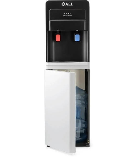 Кулер для воды AEL LD-AEL-805a, нижняя загрузка, нагрев 95 °С, охлаждение 10 °С, черный/белый