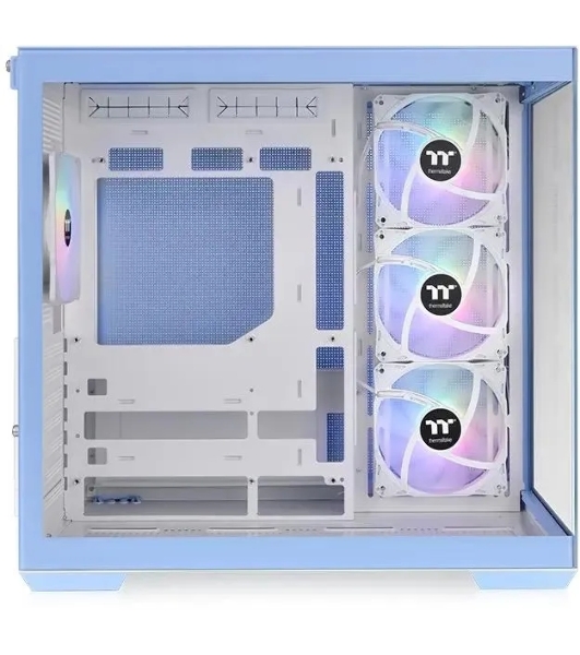 Компьютерный корпус Thermaltake View 380 TG ARGB синий без БП ATX 6x120мм 2x140мм 1x200мм 2xUSB3.0 audio bott PSU