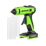 Пистолет клеевой аккумуляторный GreenWorks G24GLG, 24V, 11 мм, без АКБ и ЗУ (3502207), фото10