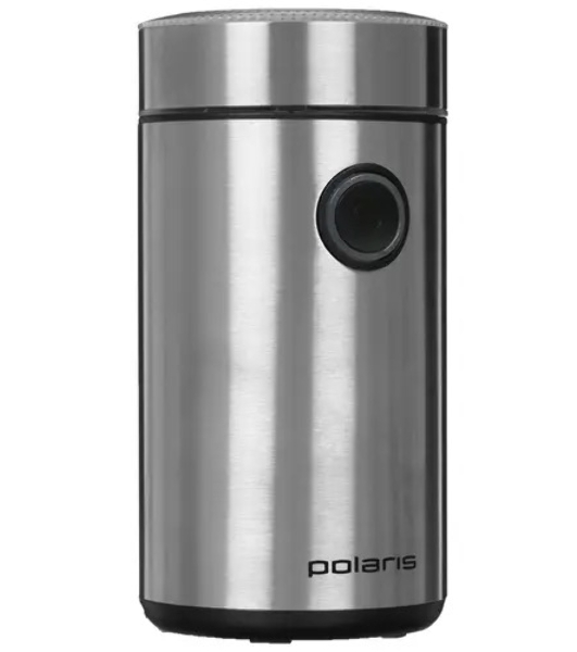 Кофемолка Polaris PCG-2016 200вт, 50гр. нержавеющая сталь