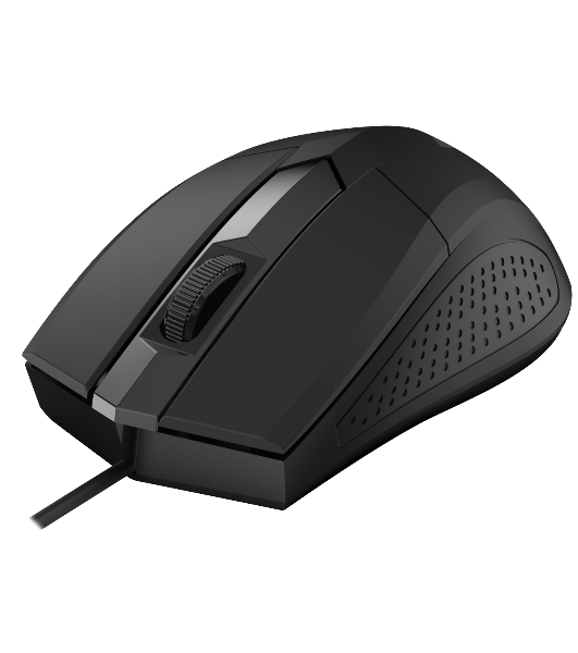 Мышь проводная Defender Optimum MB-270 черный, 1200 dpi, USB, кнопки - 3