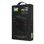 Сетевое зарядное устройство MORE CHOICE NC95 2USB+2Type-C 3.0A PD 65W, черный, фото2