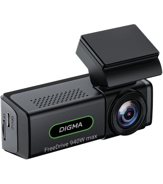 Видеорегистратор Digma FreeDrive 940W max, 3840x2160, 3.2', Wi-Fi, G-сенсор, датчик движения