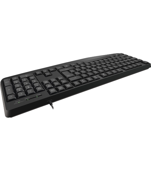 Клавиатура проводная Defender Atom HB-546, USB, черный