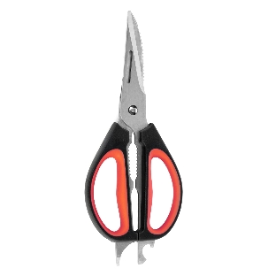 Ножницы LARA LR05-94 BLISTER 24,5 см 8 в 1 прорезиненные ручки, сверхострая заточка, нержавеющая сталь