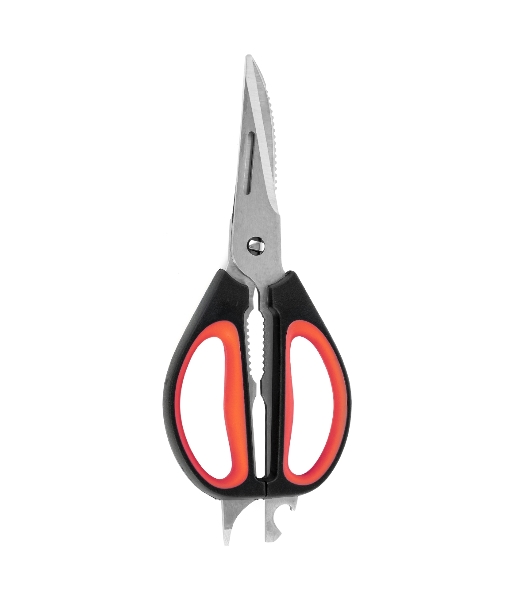 Ножницы LARA LR05-94 BLISTER 24,5 см 8 в 1 прорезиненные ручки, сверхострая заточка, нержавеющая сталь