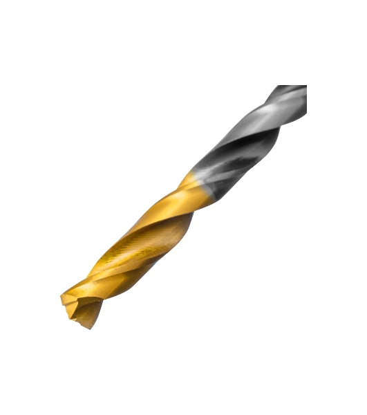 Сверло спиральное по металлу Denzel 5,5 x 93мм, Р6М5, Golden Tip, многогранная заточка