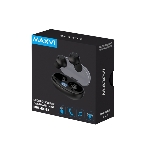 Беспроводные наушники Maxvi MHF-109BT черные TWS\капли\LCD\Sensor\200 мАч\5.2\кабель Type-C, фото8