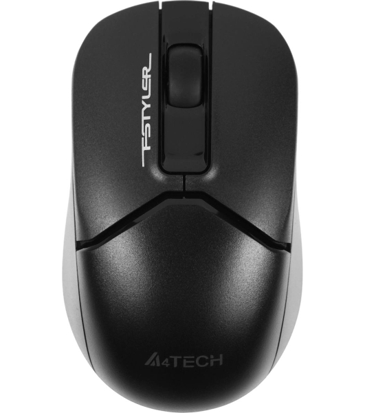 Мышь беспроводная A4Tech Fstyler FB12 черный, 1200 dpi, радиоканал, Bluetooth, USB, кнопки - 3