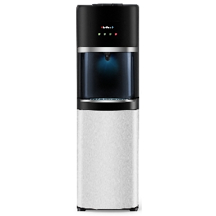 Кулер для воды Hotfrost 35AN, нижняя загрузка, нагрев 90 °С, охлаждение 10 °С, серебристый/черный