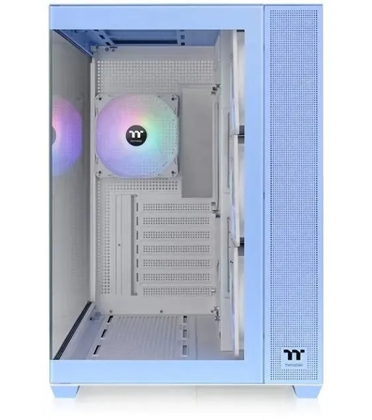 Компьютерный корпус Thermaltake View 380 TG ARGB синий без БП ATX 6x120мм 2x140мм 1x200мм 2xUSB3.0 audio bott PSU