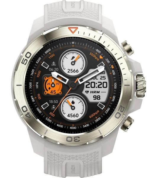Умные часы Mibro GS Explorer, 1.32' AMOLED, Bluetooth, 5ATM, пустынный белый