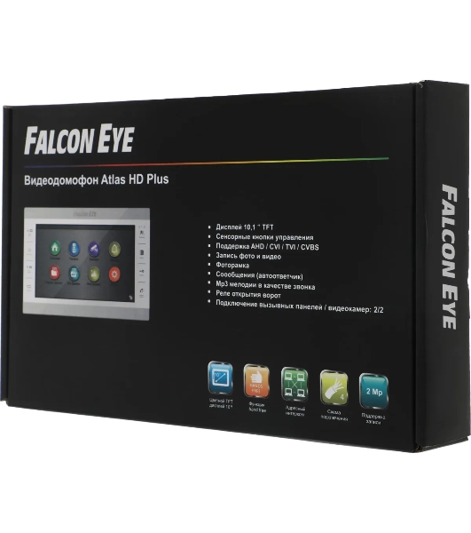 Видеодомофон Falcon Eye Atlas Plus HD черный