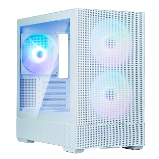 Компьютерный корпус ZALMAN P30 AIR, MATX, белый, WINDOW, 2xCombo (3.5'' or 2.5''), 3x2.5', 1xUSB TYPE-C, 1xUSB 3.0, FRONT 2x140мм ARGb, REAR 1x140мм ARGb