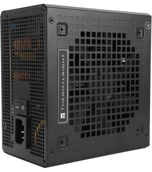 Блок питания Thermalright, 650W 80+ Bronze (ATX, 3.0, Full modular, 1x24(20+4)pin, 2xCPU 8(4+4)pin, 4xPCIe*2 8(6+2)pin, 3xSATA3, 3xMOLEX4pin, Active, 120x120мм, 150x140x86mm, APFC, черный)